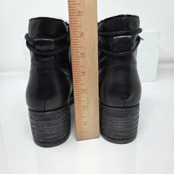 Miz Mooz Granger Womens Black Leather Ankle Booties Boots 39 US 8 Capsule Grunge - Picture 5 of 8